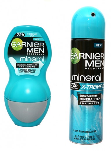 Noua gama mineral X-treme Ice, de la Garnier men