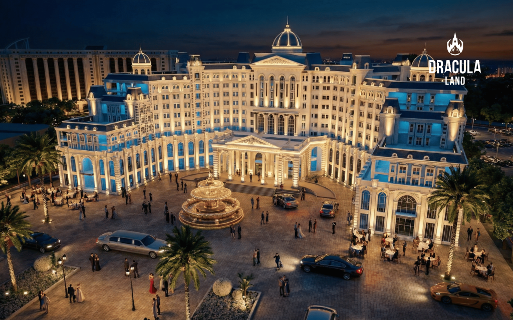 În România se lansează conceptul proiectului DraculaLand – o investiție privată de peste 1 miliard de euro, concepută să devină cea mai mare destinație de entertainment, retail și tehnologie de pe continent care va transforma țara într-un nou epicentru global al divertismentului