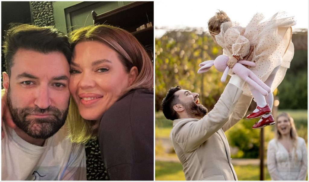 Smiley, imagine emoționantă cu fiica lui și a Ginei Pistol. Cum au împodobit bradul de Crăciun